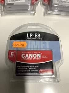 Batería de repuesto recargable de iones de litio Canon LP-E8 de Calumet - Imagen 1 de 2