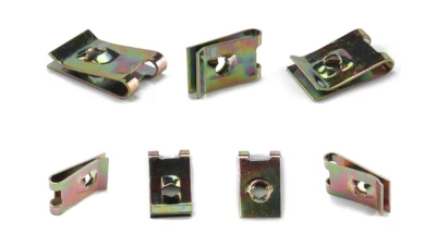 80Pcs Auto Car Bumper Retainer Clips Kit Fastener U-shaped Clip Screw Nut No.10 - Image 1 of 4