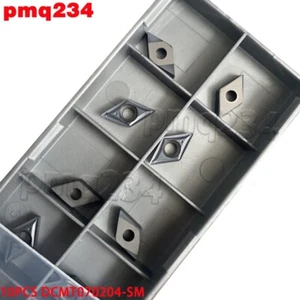 10 piezas DCMT 070204-SM IC907 DCMT 2-1 SM IC907 insertos de orificio interior para SDUCR - Imagen 1 de 3