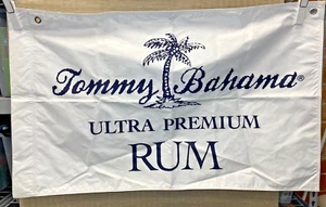Rare Collectable Tommy Bahama Rum Flag Banner Wall Hanging Bar Decor 38" x 24" - Picture 1 of 5