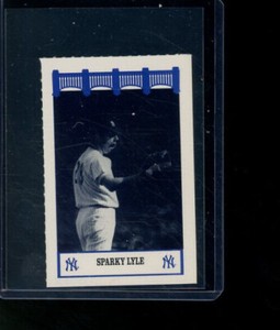 1992 The Wiz/Fisher New York Yankees of the '70's Sparky Lyle 