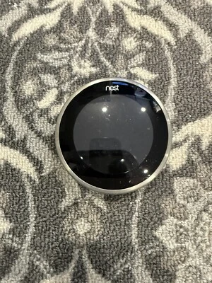 NEST 3rd Gen Smart Thermostat in Stainless Steel - T3007ES (No Wiring Base) - Image 1 of 4