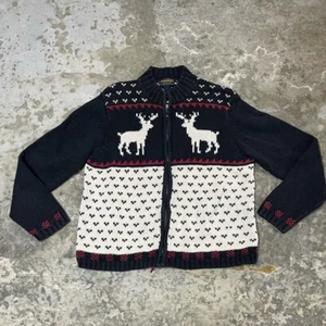 Suéter Woolrich vintage con cremallera para mujer talla XL - Imagen 1 de 7