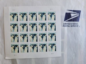 US Penguins Zusatzunzenbogen 20 postfrisch 2015 King Penguin 0,22 $ #4989 - Bild 1 von 2