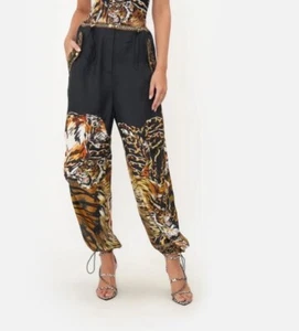 Camilla Parachute Pant Size XL (AU 16/US 12) Silk Animal Print "Tiger Talk" - Foto 1 di 22