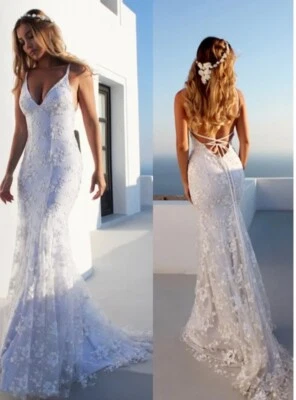 Vestidos de novia sirena trompeta talla 4/6 Foto 1 de 4