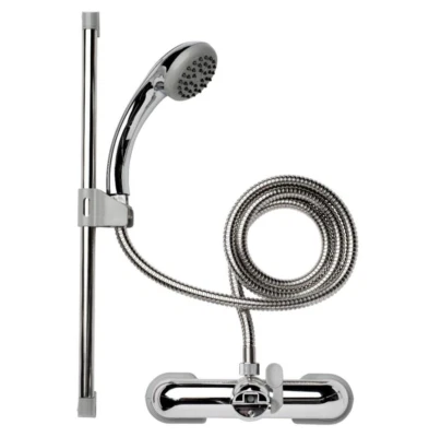 Shower Attachment for Taps Shower Mixer Set with Riser Rail Portable - Croydex
