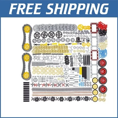 Durable 852pcs Technic Parts Kit Compatible with Lego - Gears & Shock Absorbers - Image 1 of 4