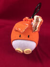 Piggy Wiggies Molly Pig Keychain Plush, Orange, 3in