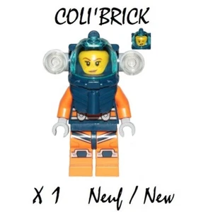 Lego City Cty1169 Figurine minifig - L'exploratrice / Deep Sea Diver - NEW NEUF - Imagen 1 de 1