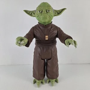 Collectable Star Wars Large YODA Action Figure 2015 JAKKS - 44cm Tall 2375NT01 - Picture 1 of 21