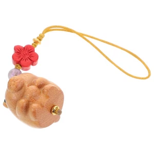Sandelholzhängedekoration Handy-Armband-Anhänger Schlüsselanhänger - Photo 1/12