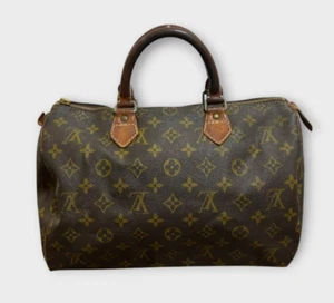 Louis Vuitton Monogram Speedy 30 M41526 Top handle Handbag Boston Auth #3 - Picture 1 of 20