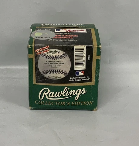 2001 World Series Official MLB Rawlings Baseball New York Yankees Mets Boxed Cover