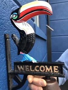 Guinness Toucan Cast Iron Bell - Picture 1 of 5