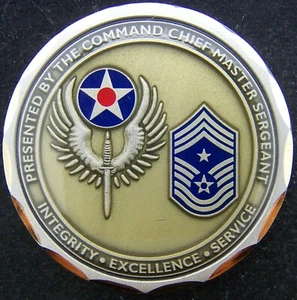 Air Force Special Operations Command AFSOC Command Chief MSG Challenge Coin - Picture 1 of 2