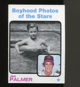 Fotos de Jim Palmer Boyhood 1973 de béisbol #341 - ex+ #4041 - Imagen 1 de 1