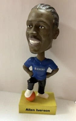 Upper Deck 2001 Vintage ALLEN IVERSON Philadelphia Sixers Bobblehead NBA 7” - Image 1 of 4