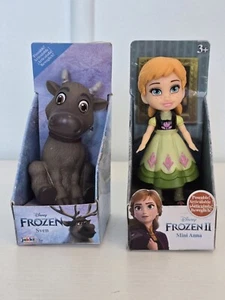 VINTAGE SEALED 2020/21 Jakks Pacific Frozen II Mini Anna & Sven Figure - Picture 1 of 4