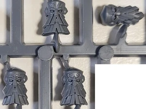 4x HEADS IRONBREAKERS BROCAS IRONDRAKES ENANOS Warhammer Old World Mountain Holds - Imagen 1 de 1