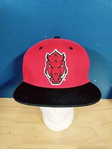 Arkansas Razorbacks Snapback Hat Cap Adjustable Red NCAA College - Picture 1 of 7