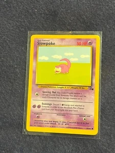 1999 Pokémon Slowpoke Fossil Set Unlimited 55/62 WOTC - Picture 1 of 2