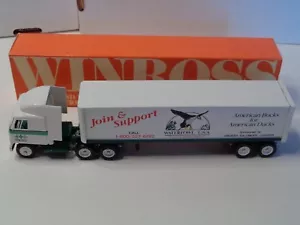 Winross Models 1/64 camion e rimorchio giunzione e supporto Waterfowl USA Bucks per anatre - Foto 1 di 3