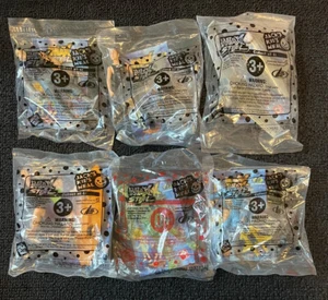 2001 Max Steel Jack in the Box Kids Meal Toy Rare Complete Set of 6 New Sealed - Picture 1 of 9