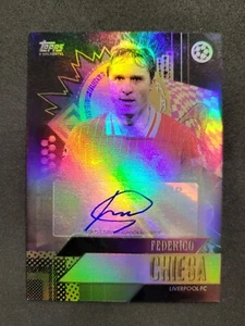 2024-25 Topps UCC Oro, Federico Chiesa, Base Auto, Liverpool FC - Imagen 1 de 2