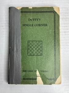 Duffy's Single Corner The Game of Checkers Draughts 1934 PB Book F.R. Wendemuth - Bild 1 von 11