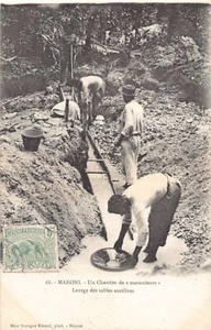 Guyane - MARONI - Un chantier de maraudeurs - Lavage des sables aurifères - Ed. - Bild 1 von 2