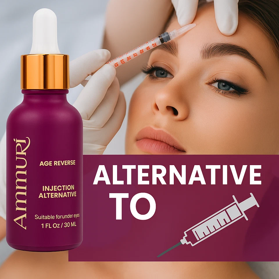 Ammuri Anti-Ageing Face Serum 30ml – Lifts, Firms, Brightens Skin | UK Made - Image 1 of 4