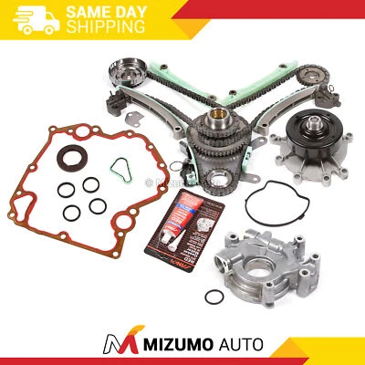 定时链套件 (JTEC) 水泵油泵 适合 99-02 道奇 吉普 4.7L SOHC — 第 1/4 张图片