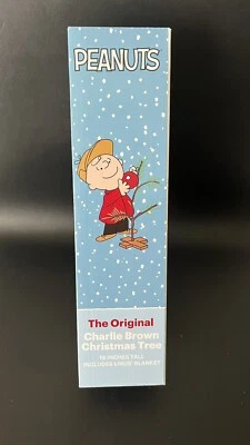 Peanuts 18 inch Artificial Brown Decorated Tree Christmas Charlie Brown Tree - Image 1 of 4