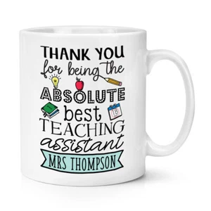 Personalisierte Danke, dass du absolut bester Lehrassistent bist 10 Unzen Becher Tasse - Bild 1 von 1