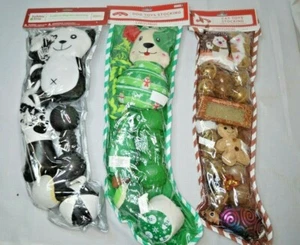 U PICK Navidad ALMACENAMIENTO Juguetes para Perros o Gatos Juguete Chirriante Peluche Verde Marrón Negro - Imagen 1 de 5