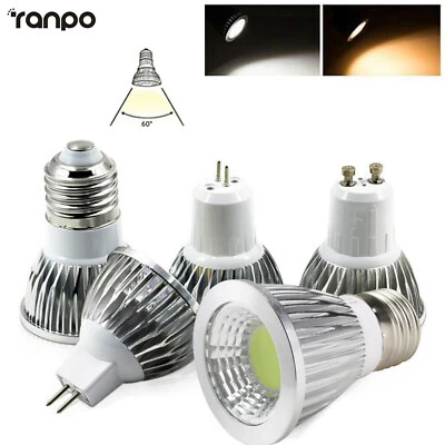 GU10 MR16 Dimmable B22 GU5.3 E27 E14 6W 9W 12W LED Spotlight Bulb Bright Lamp LE - Image 1 of 4