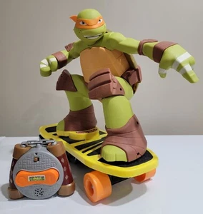 Jakks 2016 TMNT Teenage Mutant Ninja Turtles RC Skateboarding Michelangelo - Picture 1 of 5