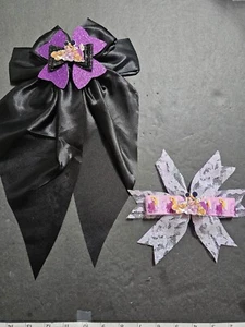 Handmade Hair Bows - Disney Princess - Tangled - Barrettes #4 - Imagen 1 de 3