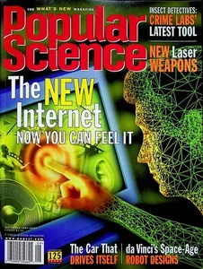 Popular Science Magazine September 1997 The New Internet Now You can Feel It - Imagen 1 de 2