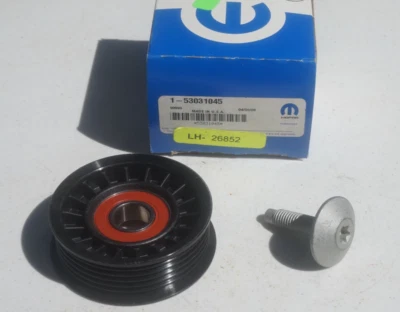 OEM 2002-2007 Jeep Liberty Dodge Nitro Dakota Serpentine correa de transmisión polea loca Foto 1 de 3