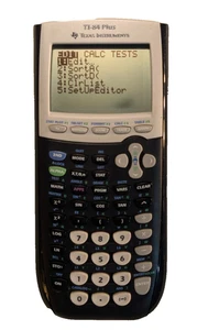 Texas Instruments TI-84 Plus calcolatrice grafica nero grigio testata con cover gel - Foto 1 di 6