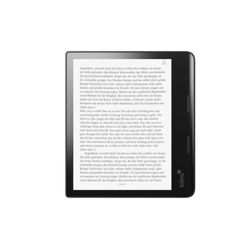 Tolino Epos 3 lettore e-book Touch screen 32 GB Wi-Fi Nero - Immagine 1 di 1