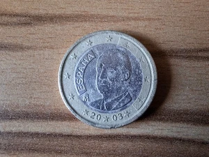 1 € Münze Spanien 2003  Juan Carlos (König Von Spanien)  Sammlerstück - Bild 1 von 2