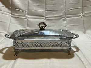 Anchor Hocking 1 qt Glass Bakeware With Serving Tray - Picture 1 of 19