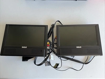 Reproductor de DVD móvil RCA de doble pantalla de 9" - negro (DRC79982) reproductor de DVD para automóvil  Foto 1 de 4