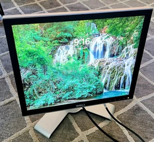 Dell 1708FPT LCD 17" Flat Screen Monitor 75Hz VGA DVI With Stand & Cables - Picture 1 of 6