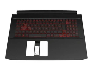 Acer Nitro 5 (AN517-52) oryginalna klawiatura z Topcase DE (niemiecki) czarna/sch - Zdjęcie 1 z 4