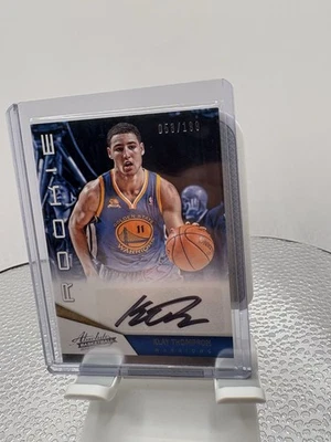 2012-13 Absolute Rookie RC Klay Thompson Auto /199 Mavericks Warriors #241 - Image 1 of 2