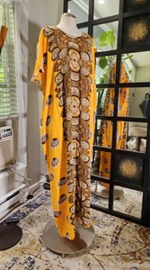 Wunderschöner echter Vintage Handmade Kaftan Maxi Free Size weich, fließend - Bild 1 von 13